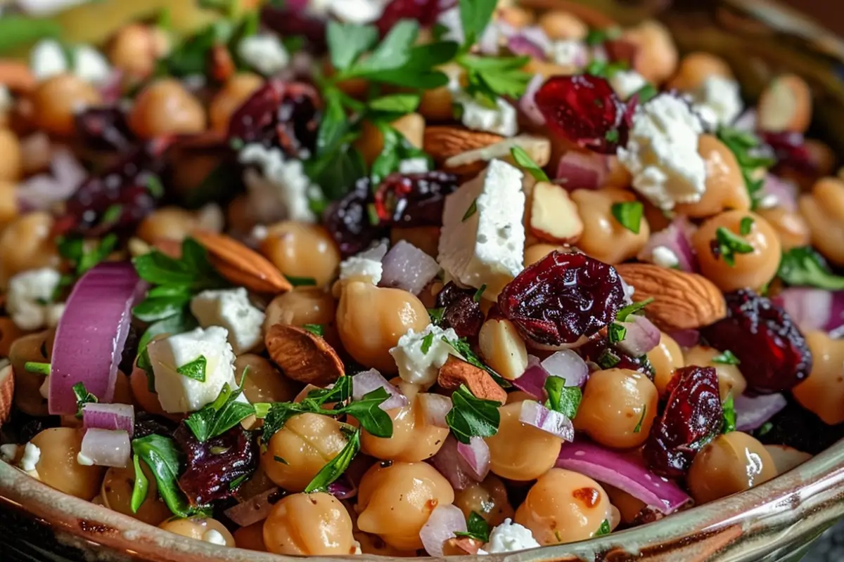 Effortless Greek Chickpea Salad: Quick Recipe for a Fresh Meal