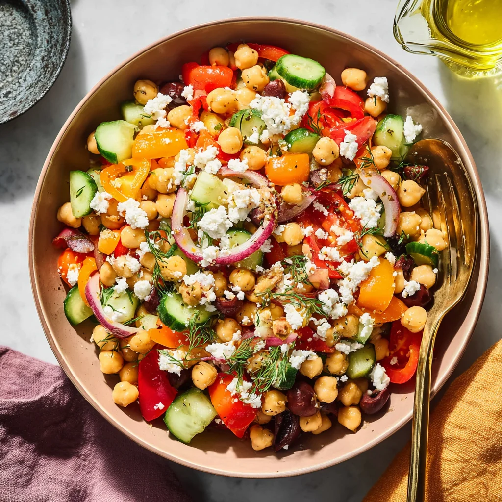 Greek Chickpea Salad: Deconstructing Its Classic & Modern Ingredients